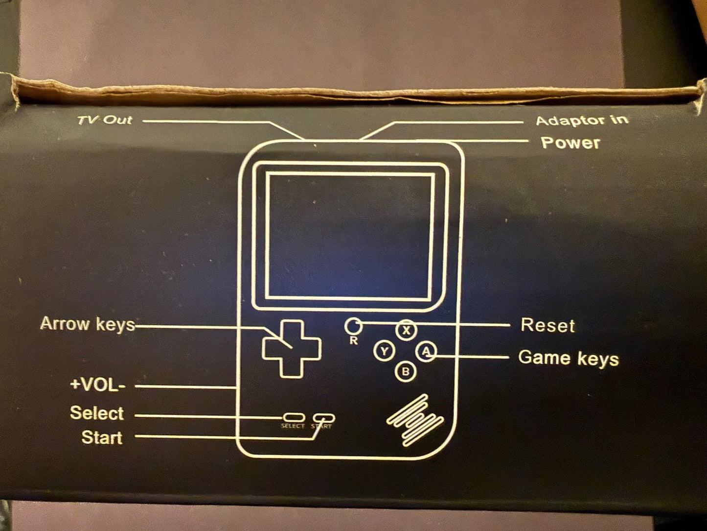 Handheld Retro Game Console Plus Red Portable Video Game System TV Output