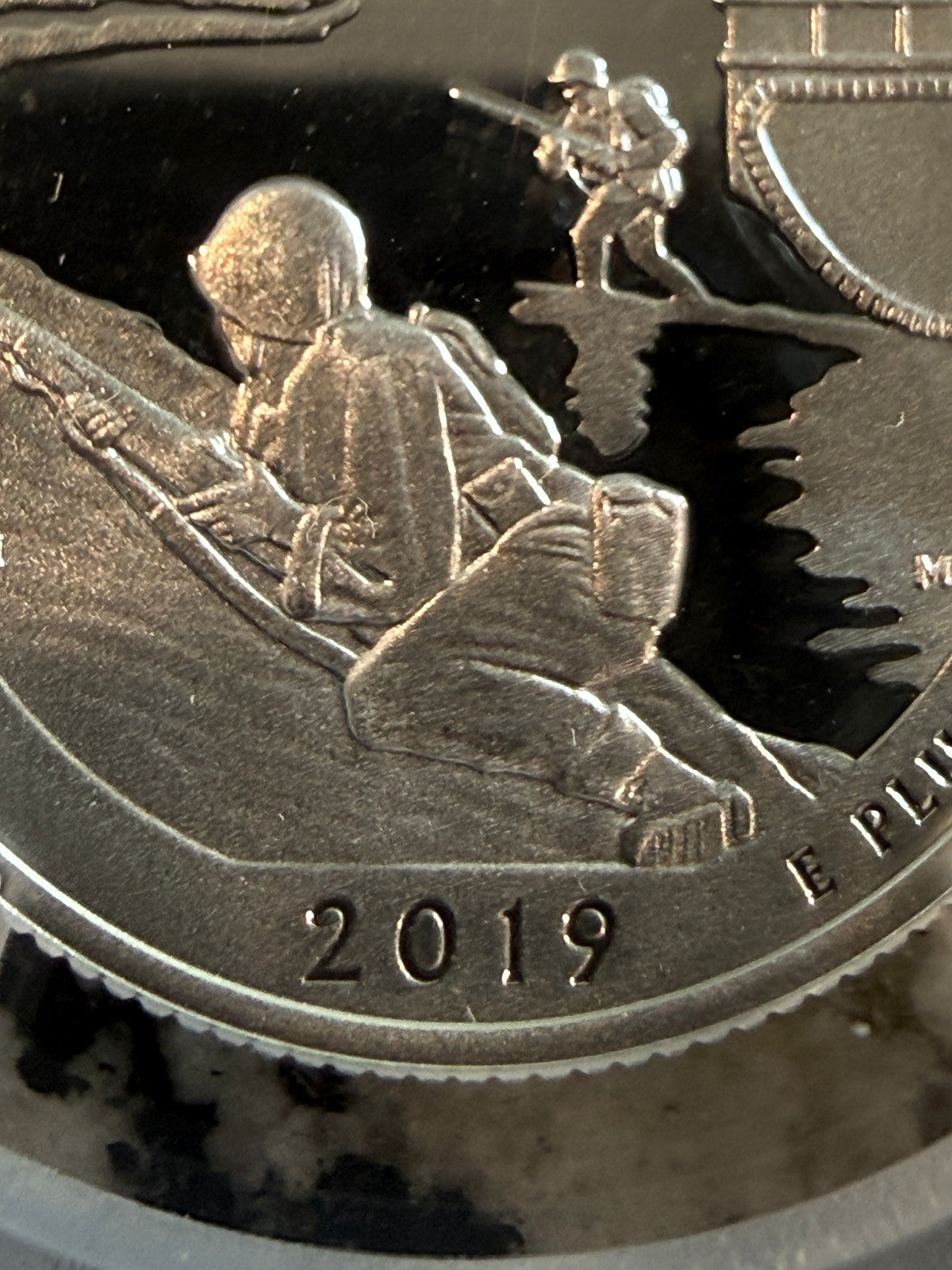 2019 S Silver War In The Pacific Quarter PCGS PR69DCAM Proof