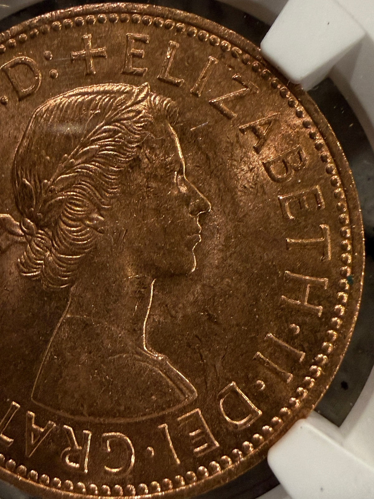 1954-1970 Great Britain Penny Queen Elizabeth II NGC Genuine Coin