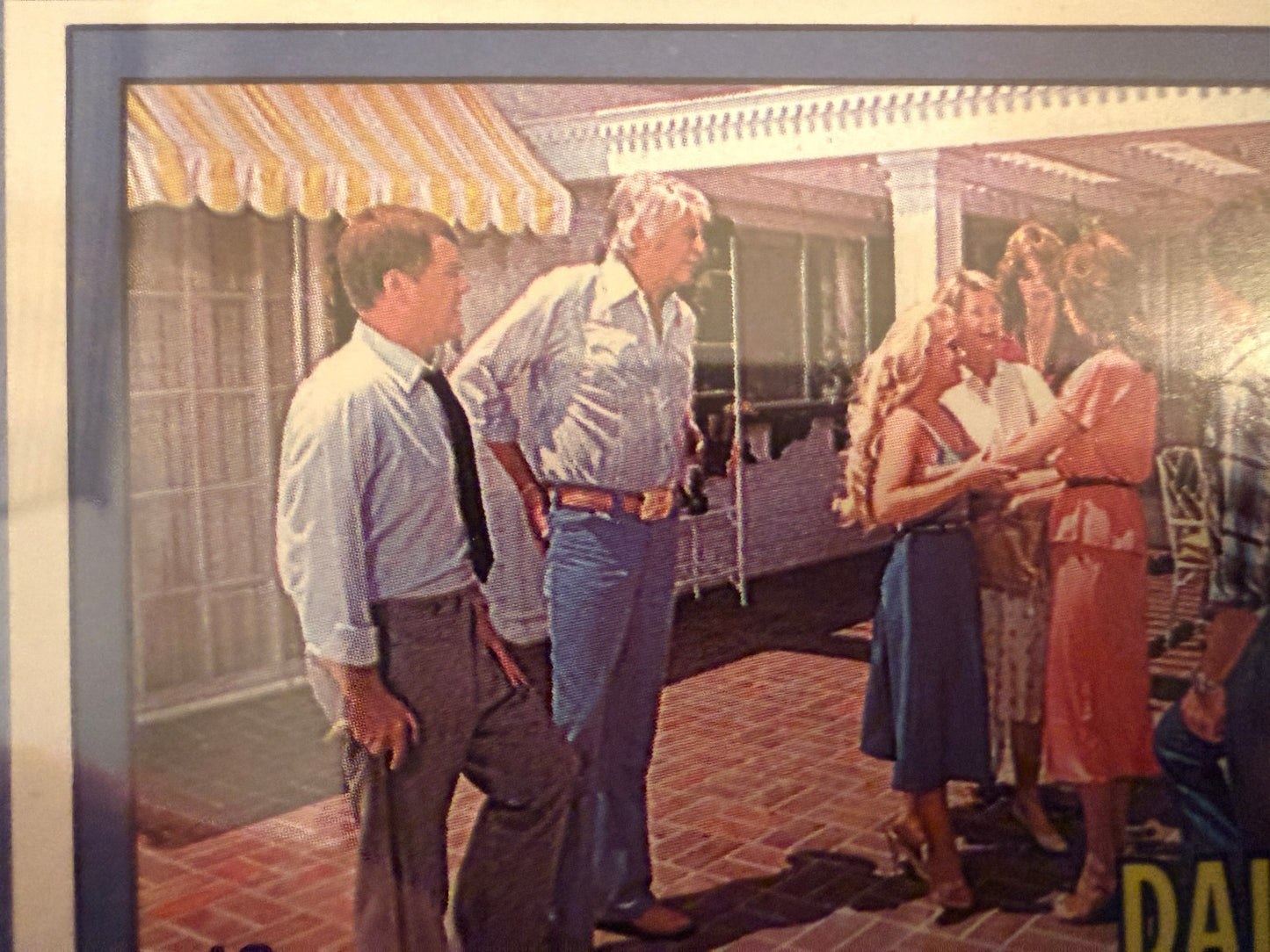 1981 Dallas TV Series Trading Cards Lot 7 Card Set Vintage Lorimar Collectible