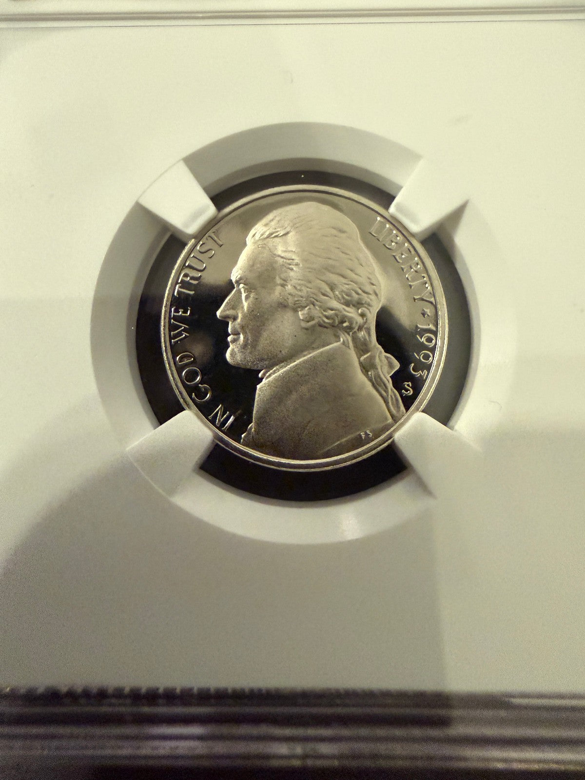 1993-S Jefferson Nickel PF69 Ultra Cameo NGC Proof 5C Certified Coin