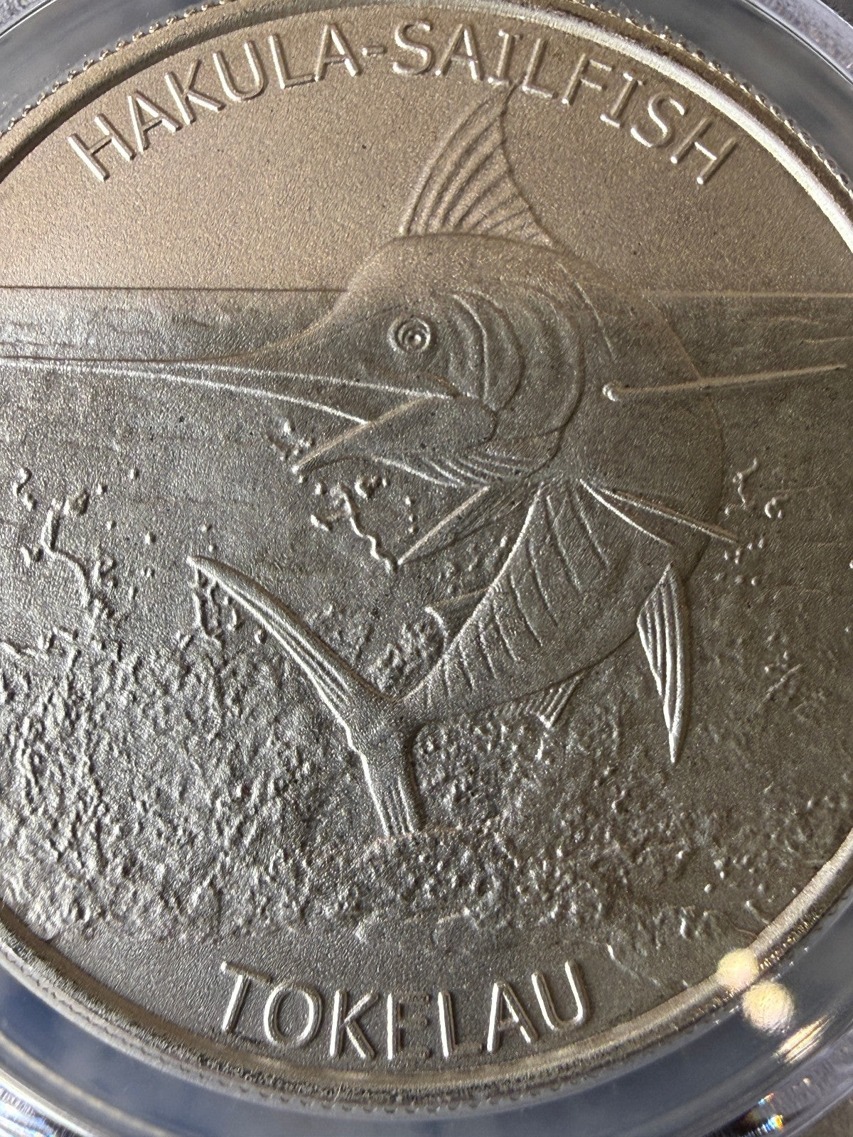 2016 Tokelau Hakula Sailfish 1 oz .999 Silver Coin PCGS MS67