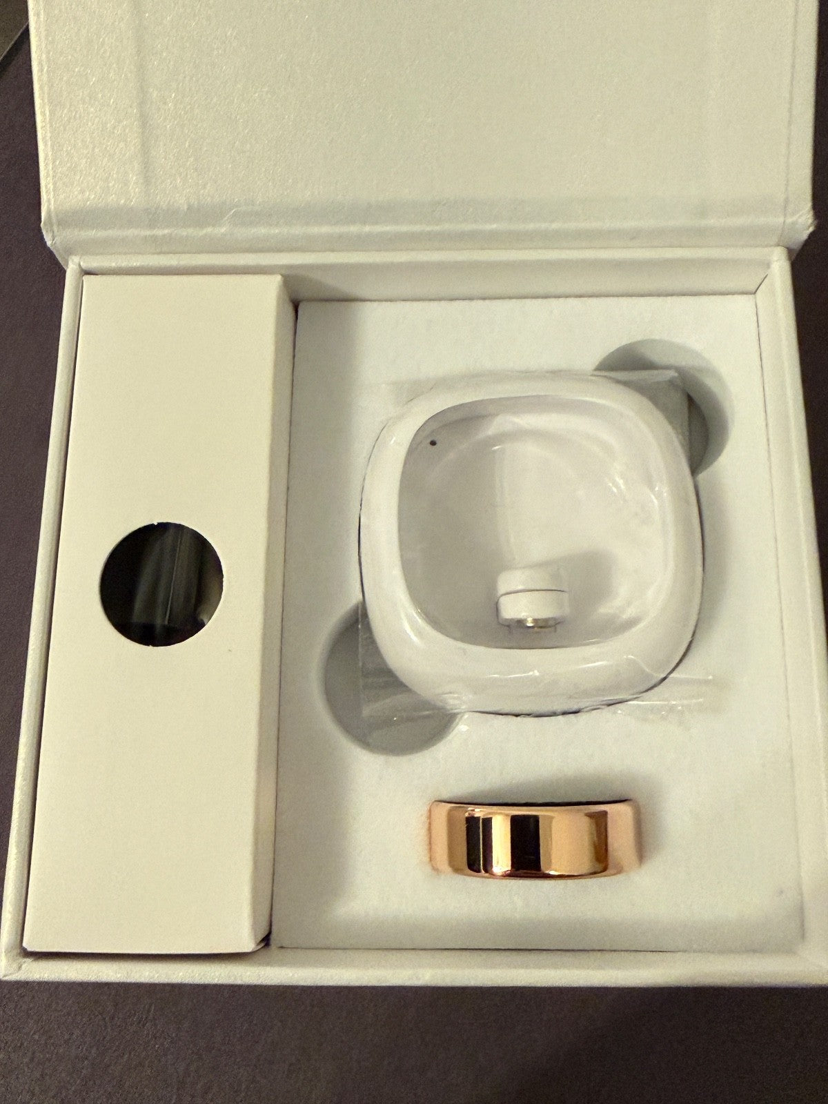 Smart Health Ring Rose Gold Size 11 Fitness Sleep Activity Tracker New