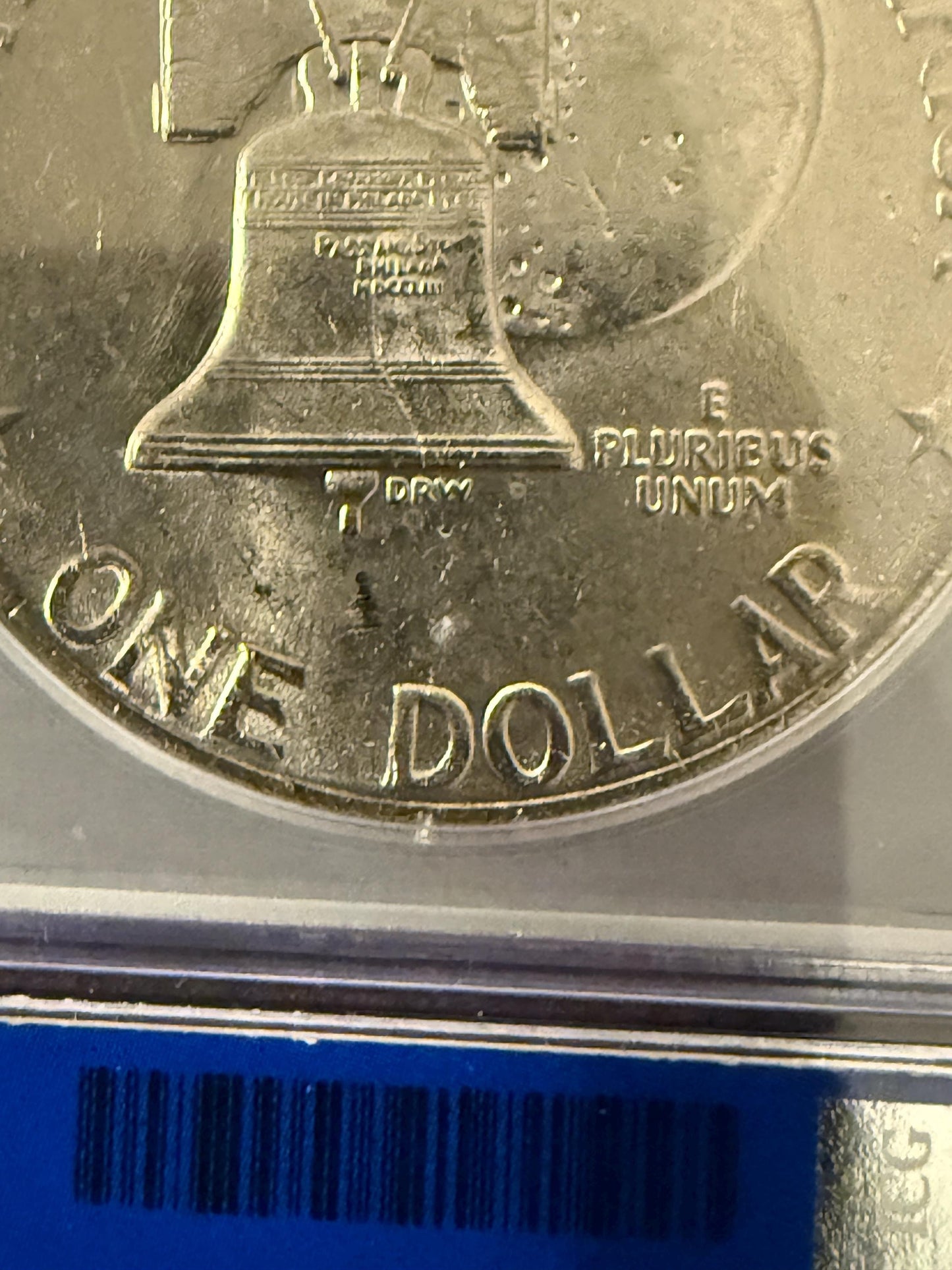 1976 Eisenhower Dollar Type 2 ICG Original Bank Bag Bicentennial Ike