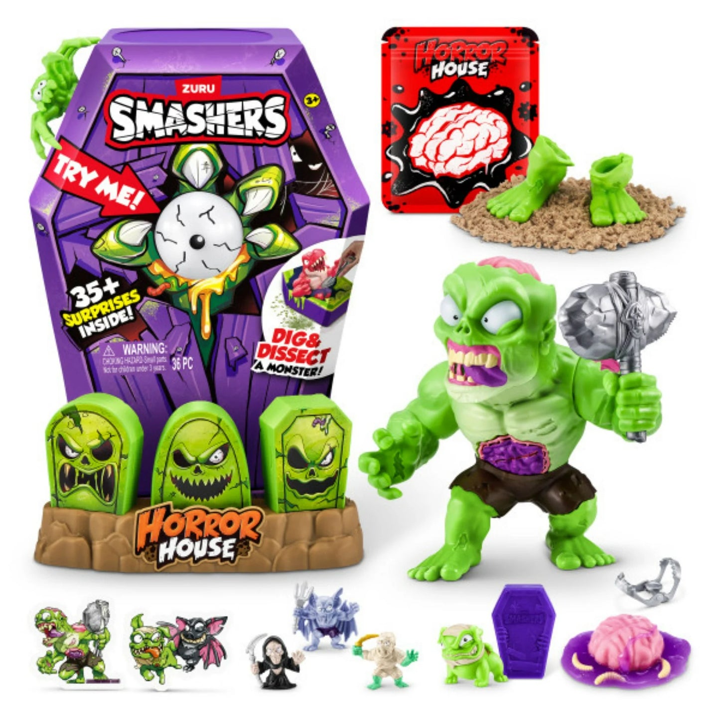 Smashers Mega Horror House Surprise Toy ZURU Interactive Monster Playset