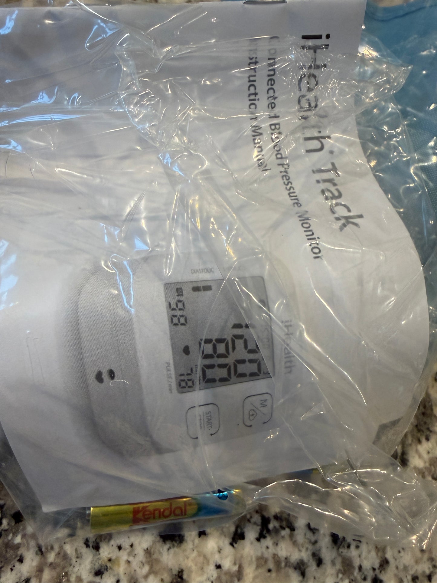 iHealth Track Connected Bluetooth Blood Pressure Monitor Upper Arm Cuff BPA Compatible New