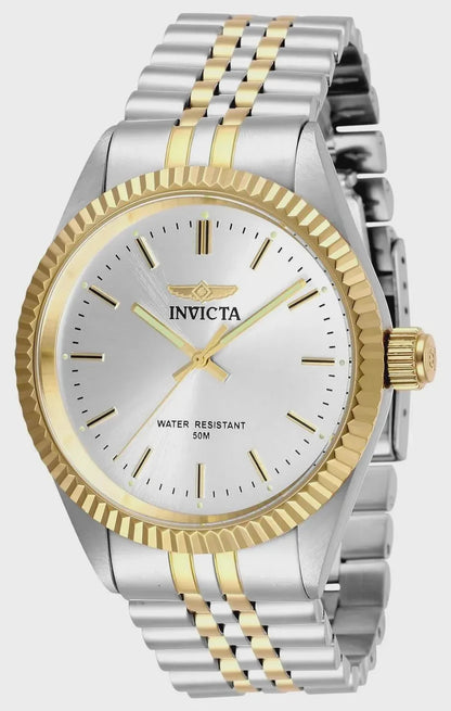 Invicta Specialty Men’s Watch 43mm Two Tone Stainless Steel Gold Bezel | 0387