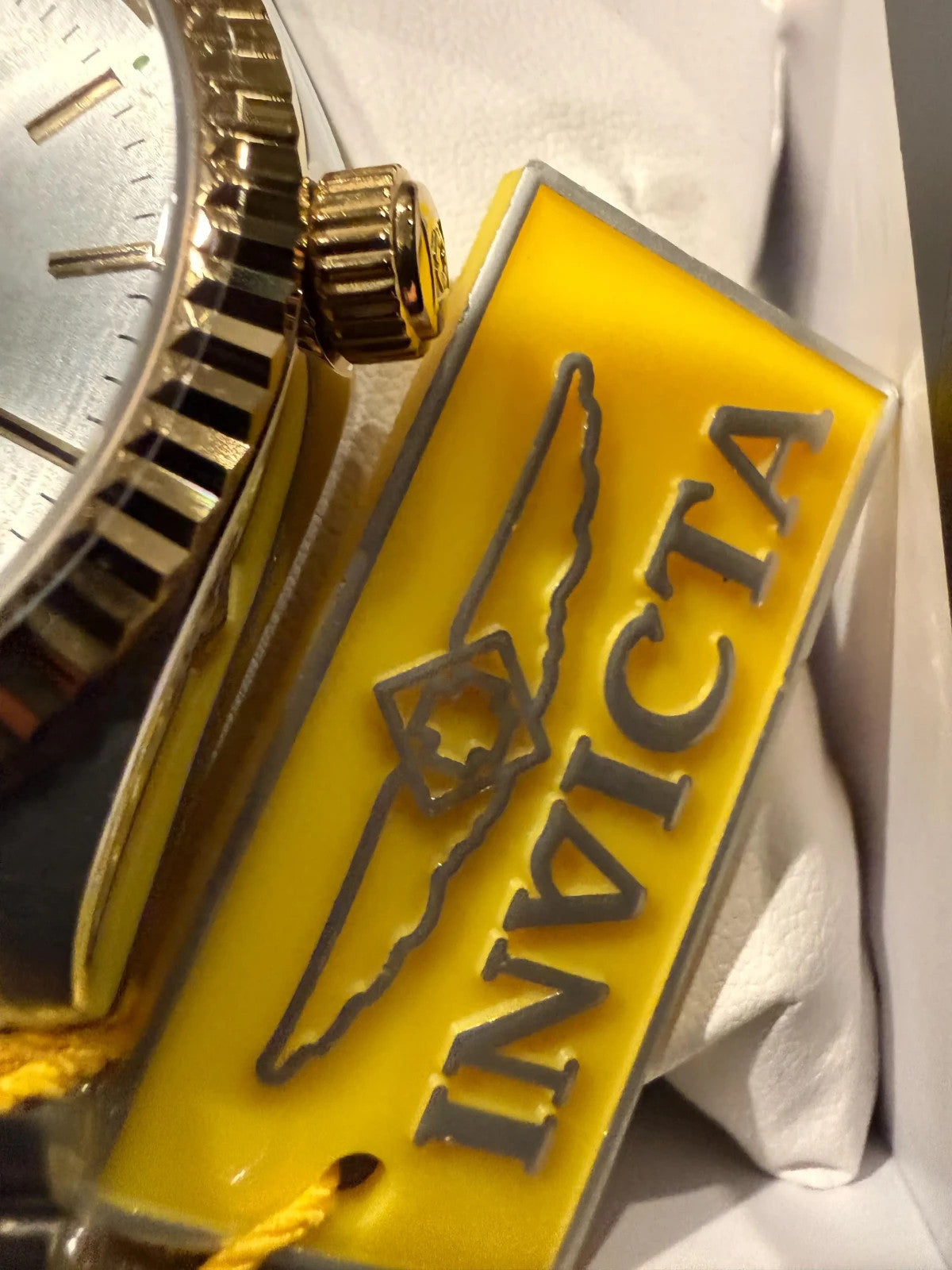 Invicta Specialty Men’s Watch 43mm Two Tone Stainless Steel Gold Bezel | 0387