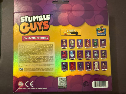 Stumble Guys 6 Pack Collectible Figures Blind Box Official PMI Toys Set