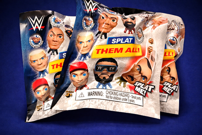 WWE Splat Them All 3 Pack Blind Bag Figures New Sealed Collectible Toys