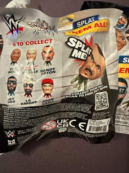 WWE Splat Them All 3 Pack Blind Bag Figures New Sealed Collectible Toys