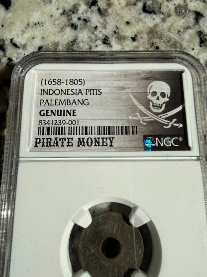 Ancient Coin Three Pack NGC Certified Pirate Money Indonesia Pitis