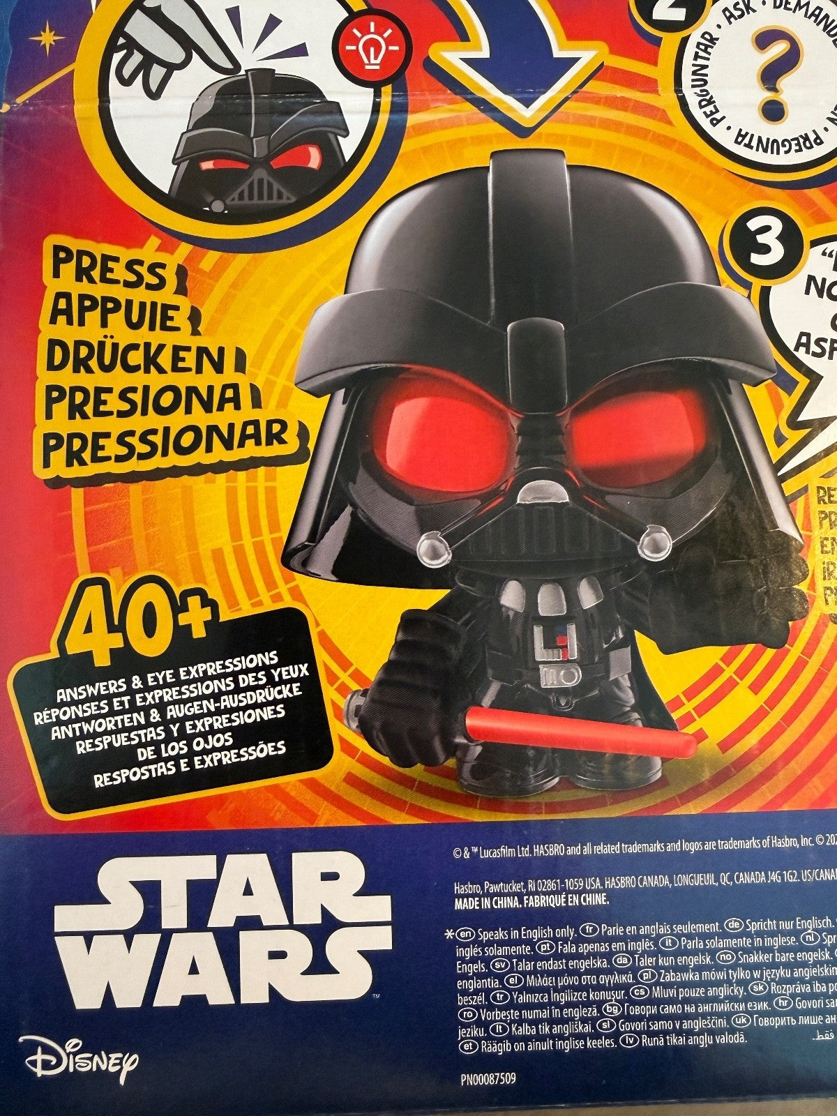 Star Wars Force N’ Telling Darth Vader Interactive Figure – 40+ Phrases | 0136