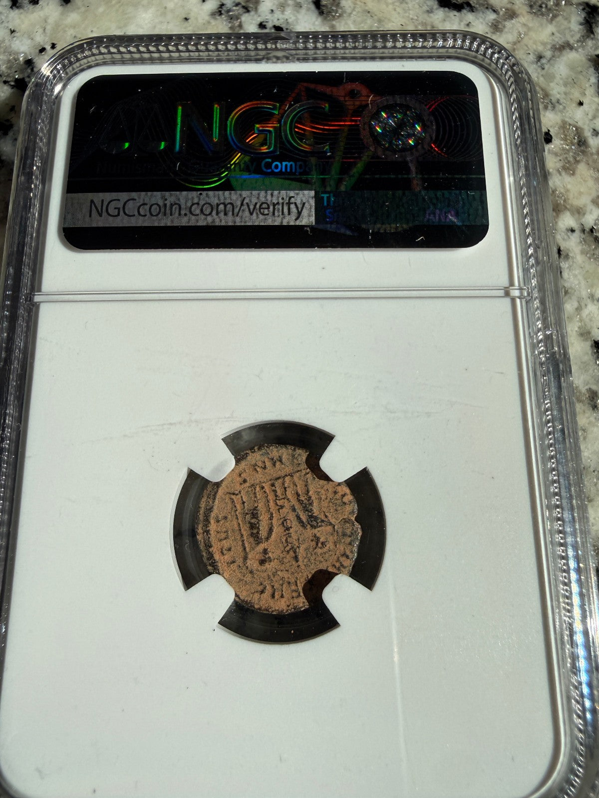 Ancient Coin Three Pack NGC Certified Pirate Money Indonesia Pitis