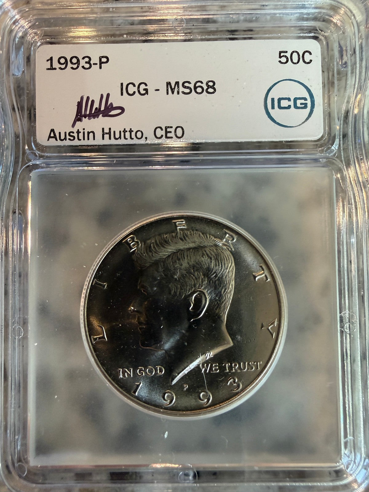 1983-S Olympic Silver Dollar DCAM ICG & 1993-P Kennedy Half Dollar Set