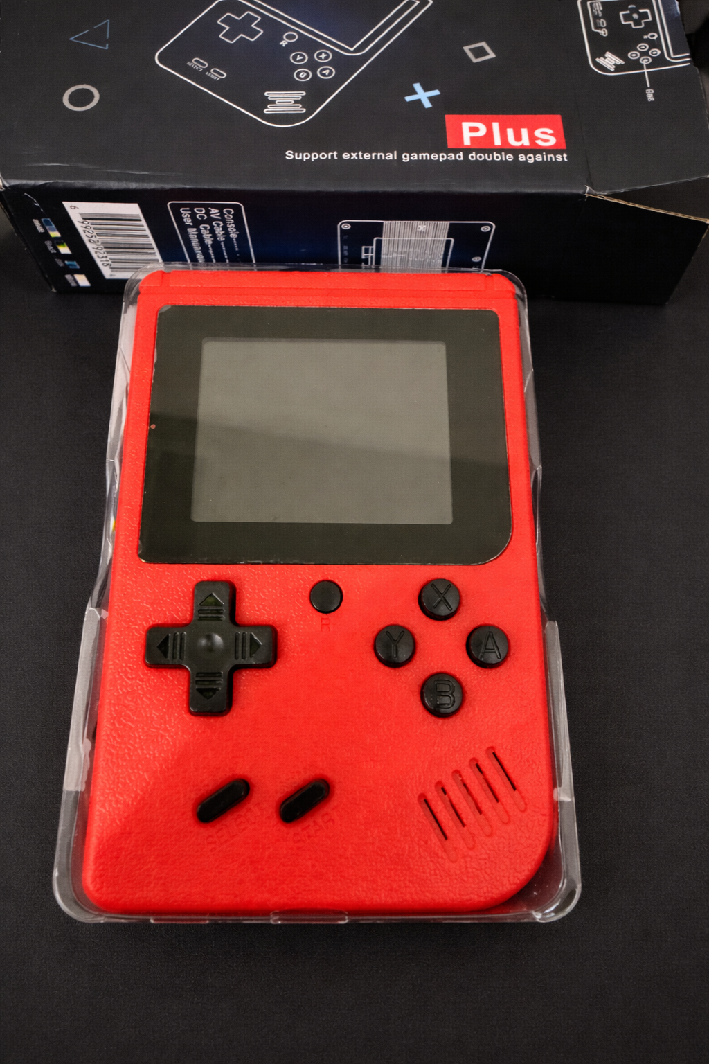 Handheld Retro Game Console Plus Red Portable Video Game System TV Output