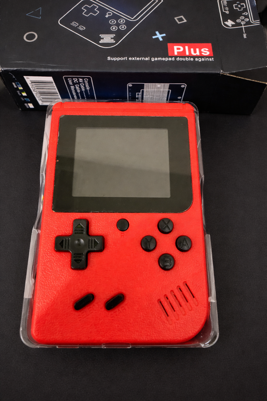 Handheld Retro Game Console Plus Red Portable Video Game System TV Output