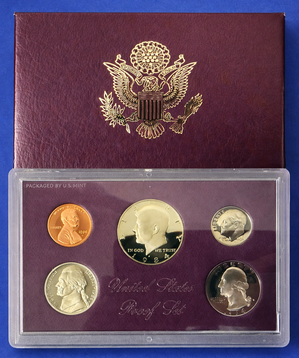 1984 US Proof Set S Mint Original Packaging Complete San Francisco Set