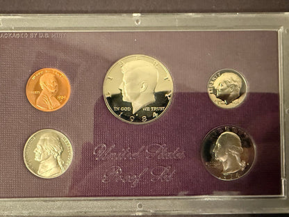 1984 US Proof Set S Mint Original Packaging Complete San Francisco Set