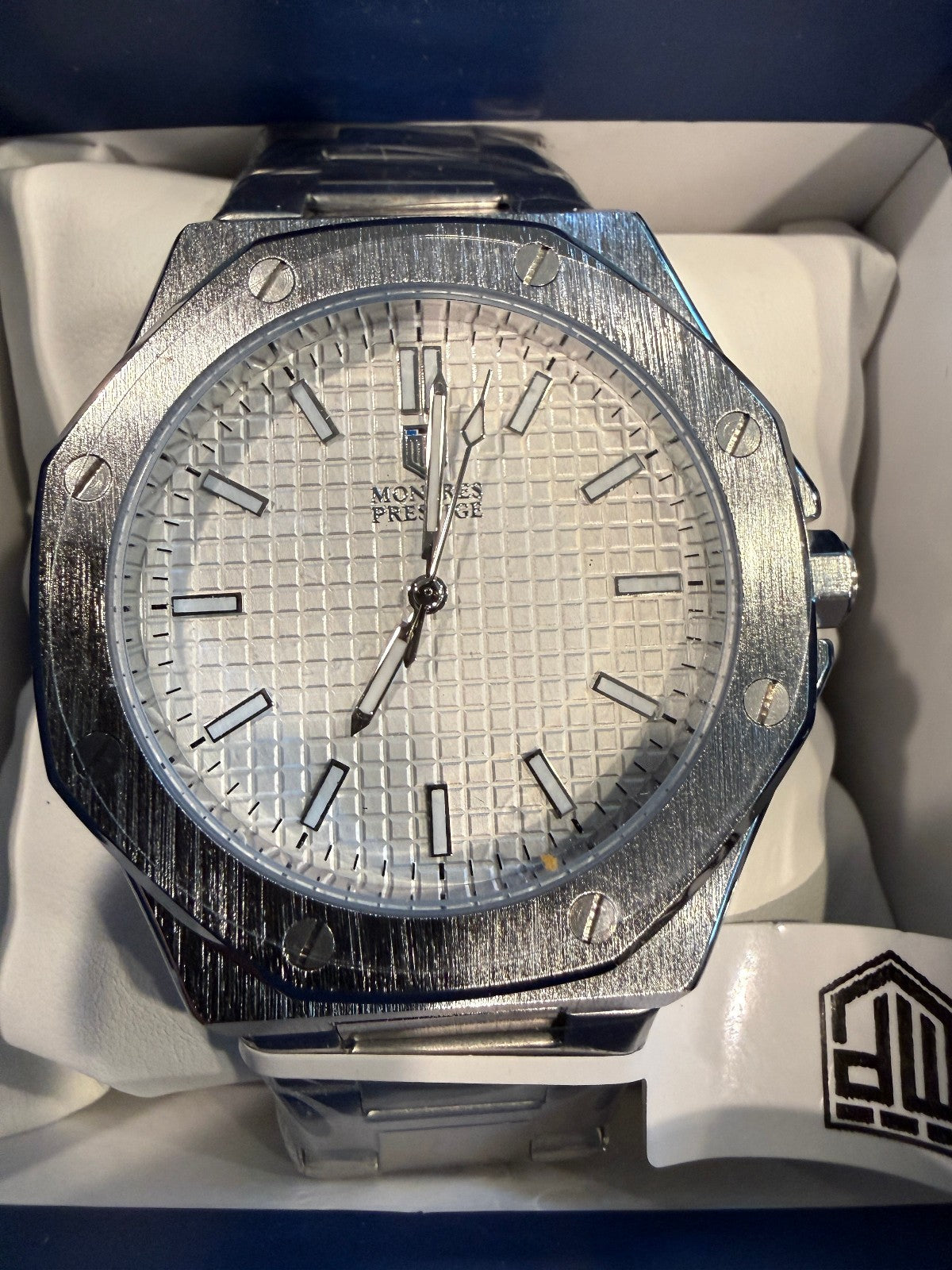 Montres Prestige X Invicta Mens Watch 44mm Stainless Steel Luxury Timepiece