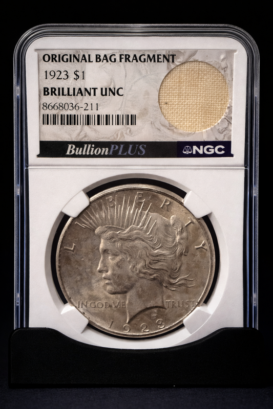 1923 Peace Silver Dollar $1 BU Brilliant Uncirculated US Mint Original