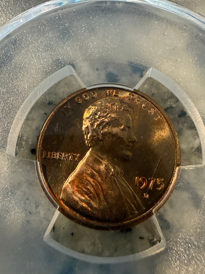 1975 D Lincoln Memorial Cent PCGS MS64RD Red Denver Mint Penny