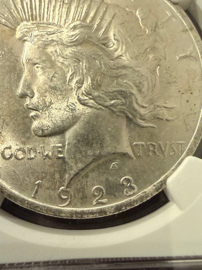 1923 Peace Silver Dollar $1 BU Brilliant Uncirculated US Mint Original