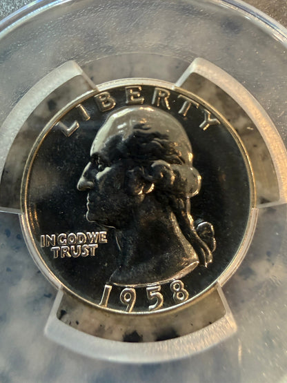 1958 Washington Silver Proof Quarter PCGS PR66 25C Certified Coin