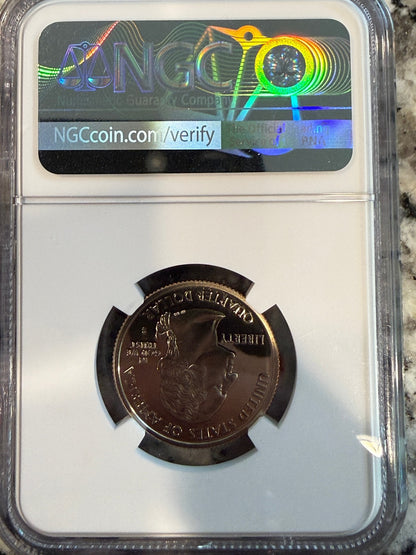 2003-S Alabama State Quarter NGC Gem Proof 25C Helen Keller Clad