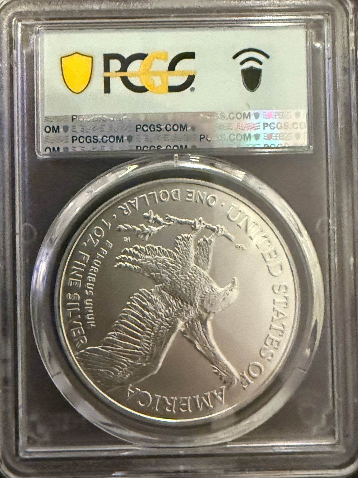 2024 Silver Eagle PCGS MS70 First Day of Issue Perfect Grade