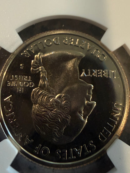 2003-S Alabama State Quarter NGC Gem Proof 25C Helen Keller Clad