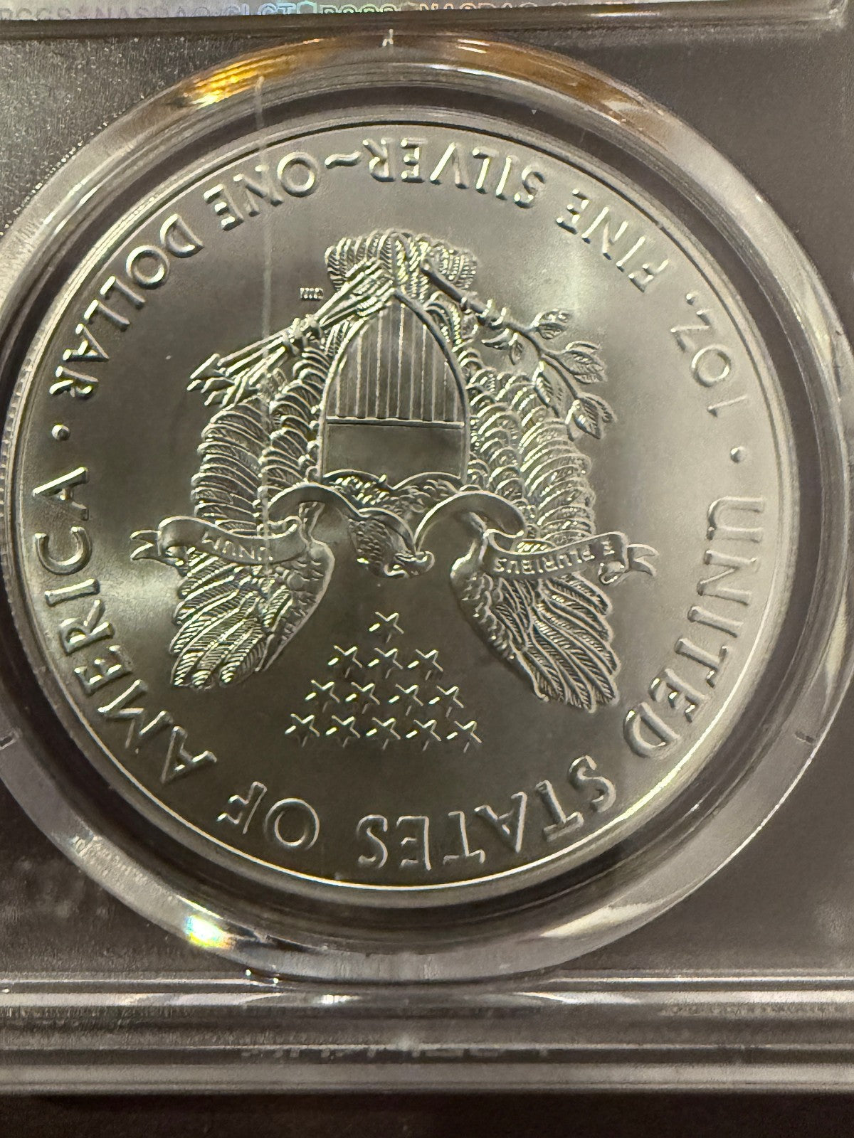 2016 American Silver Eagle PCGS MS70 First Strike 30th Anniversary Coin