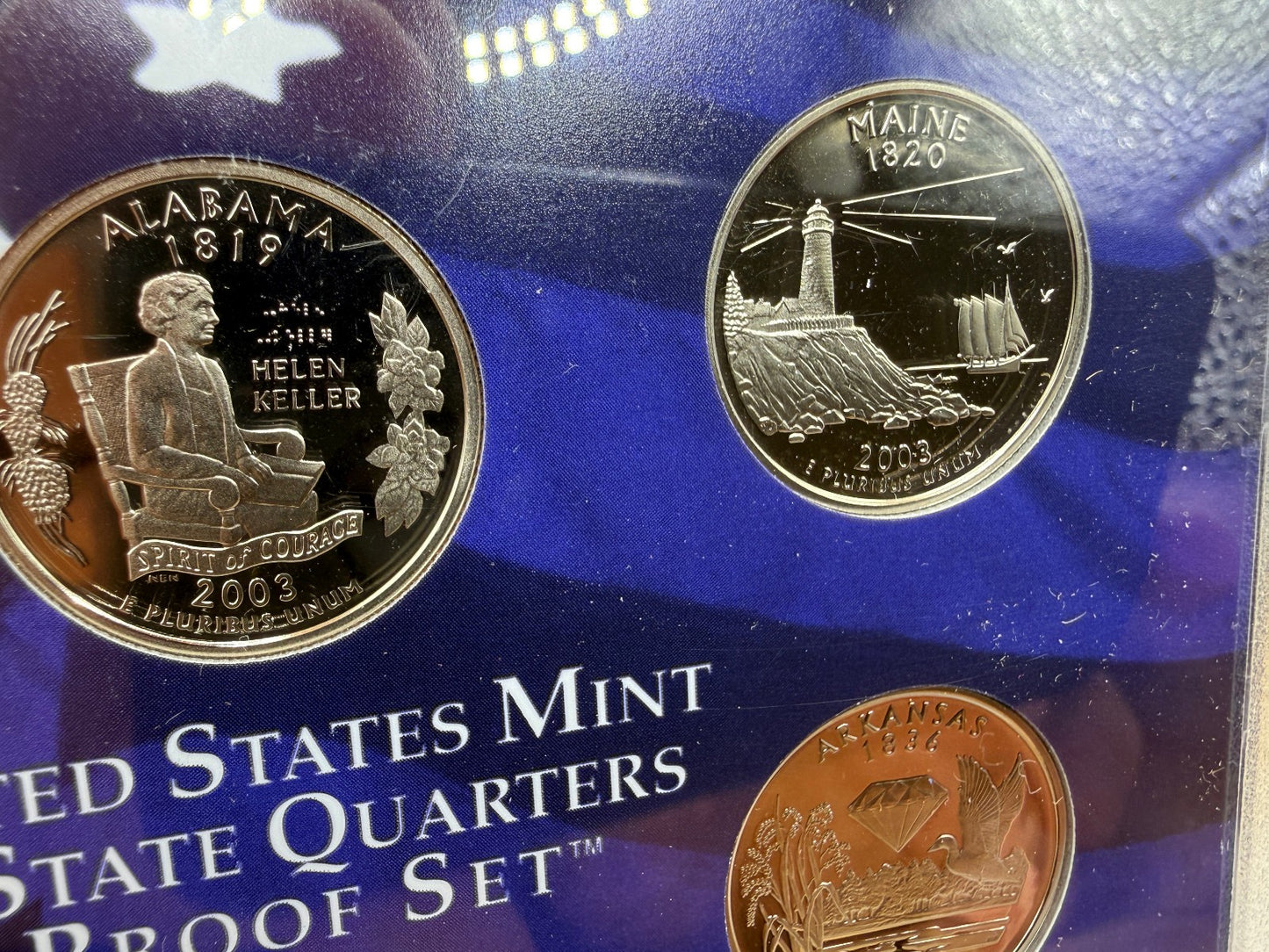 2003 US Mint Proof Set With Box & COA San Francisco Original Packaging