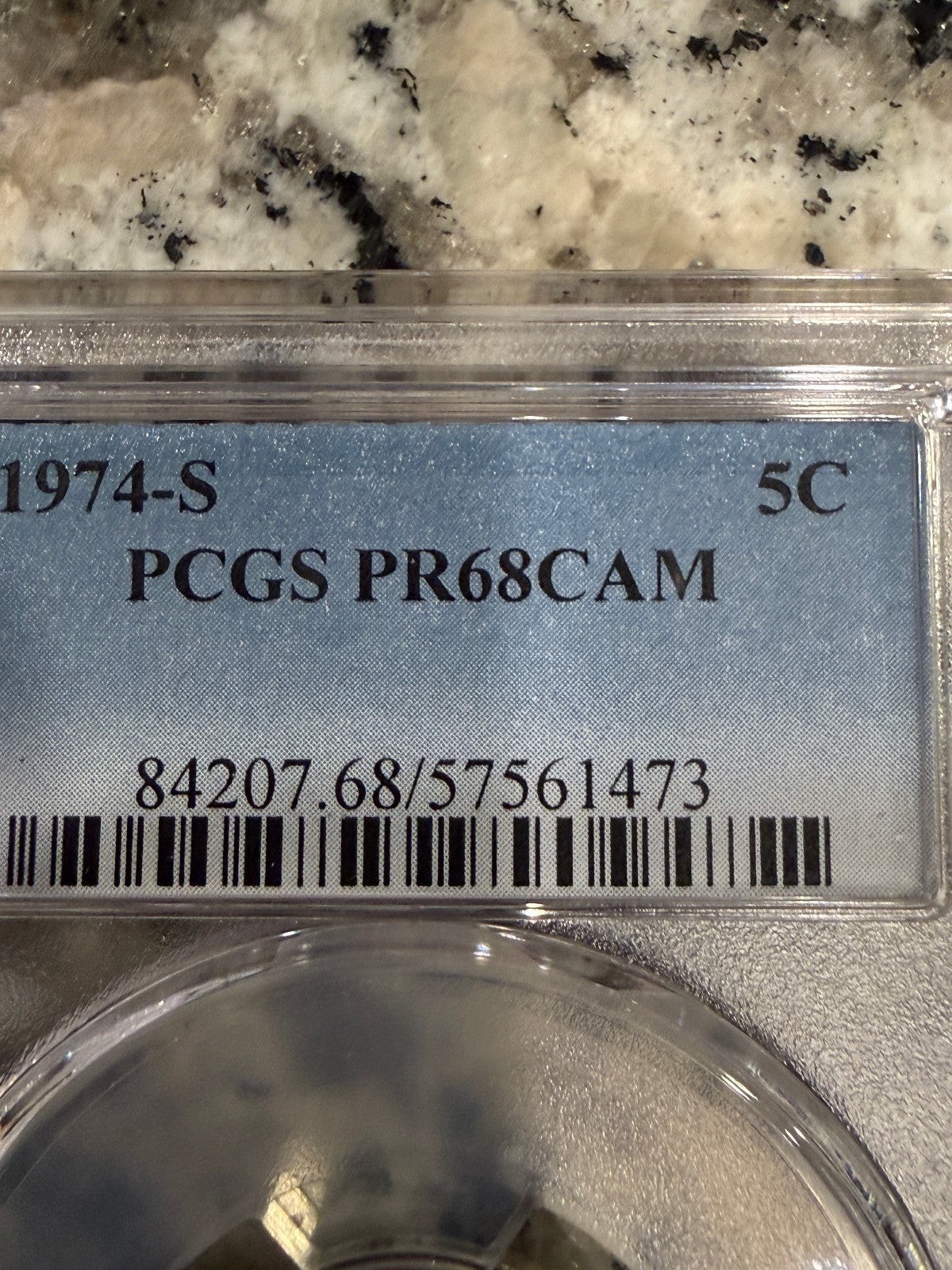 1974-S Jefferson Nickel PCGS PR68CAM Proof Deep Cameo 5C Certified