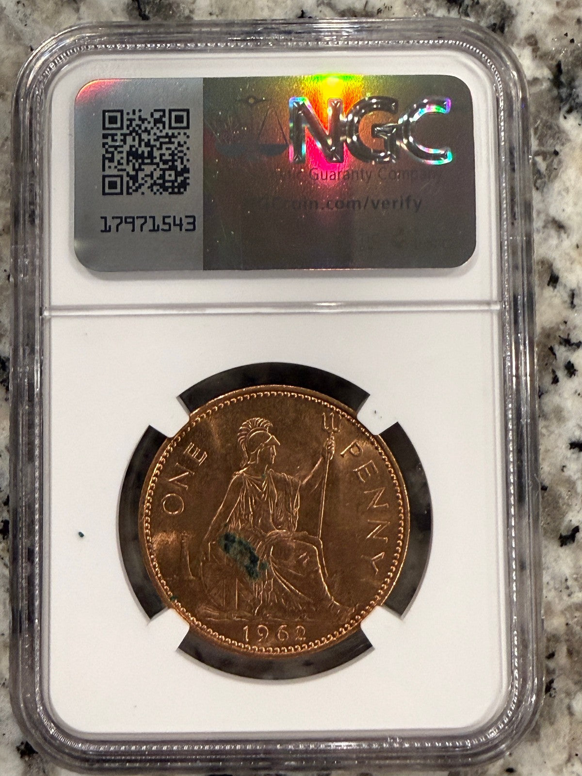 1954-1970 Great Britain Penny Queen Elizabeth II NGC Genuine Coin