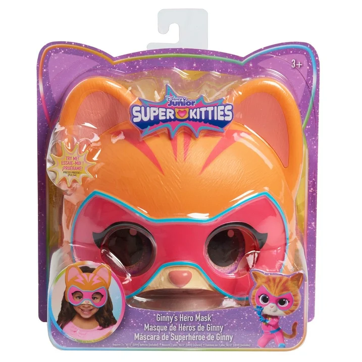 Disney Junior SuperKitties Ginny Hero Mask Kids Costume Cosplay Toy