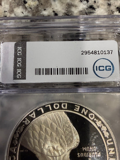 1983-S Olympic Silver Dollar ICG PR70 DCAM Proof LA XXIII Commemorative