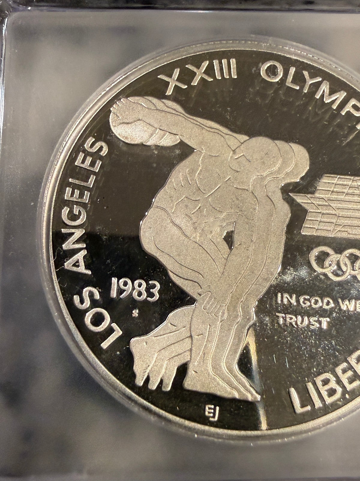 1983-S Olympic Silver Dollar ICG PR70 DCAM Proof LA XXIII Commemorative