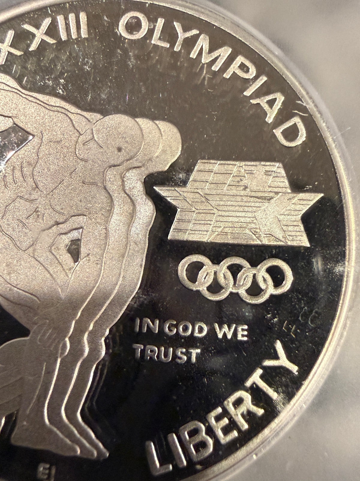 1983-S Olympic Silver Dollar ICG PR70 DCAM Proof LA XXIII Commemorative