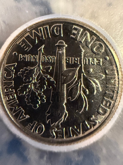 1998 P Roosevelt Dime ICG MS68 FB Full Bands Gem Uncirculated Certified