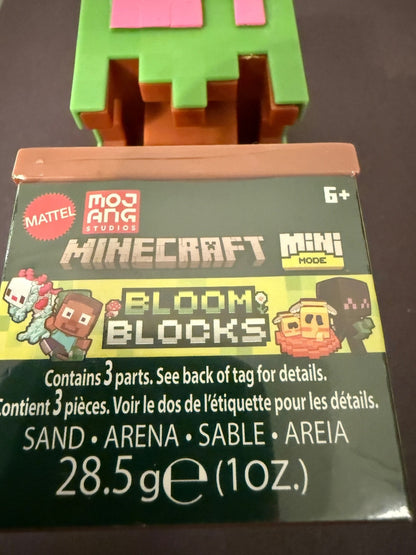 Minecraft Mini Mode Bloom Blocks 3 Pack Sand Arena Figures Mojang