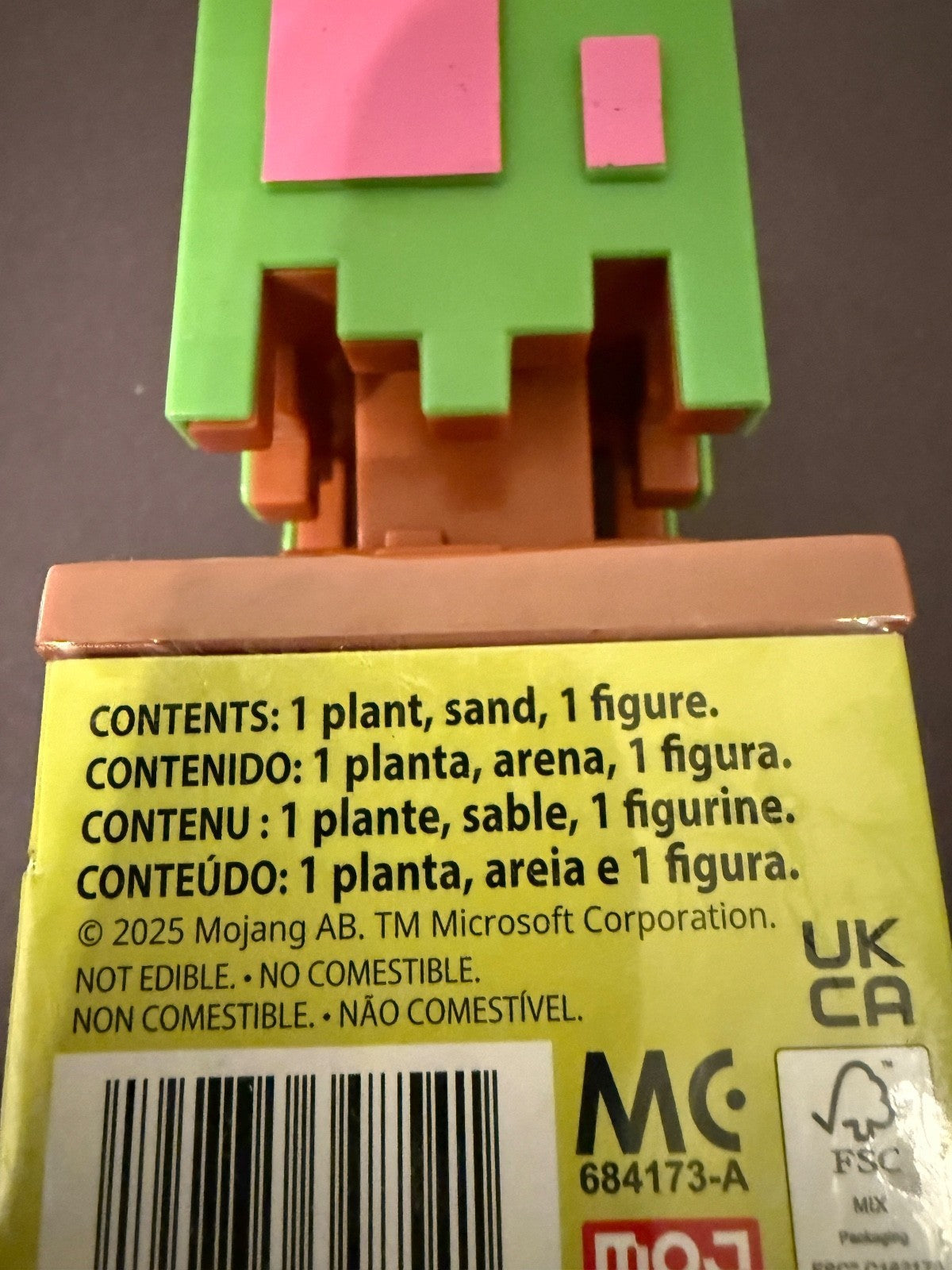 Minecraft Mini Mode Bloom Blocks 3 Pack Sand Arena Figures Mojang