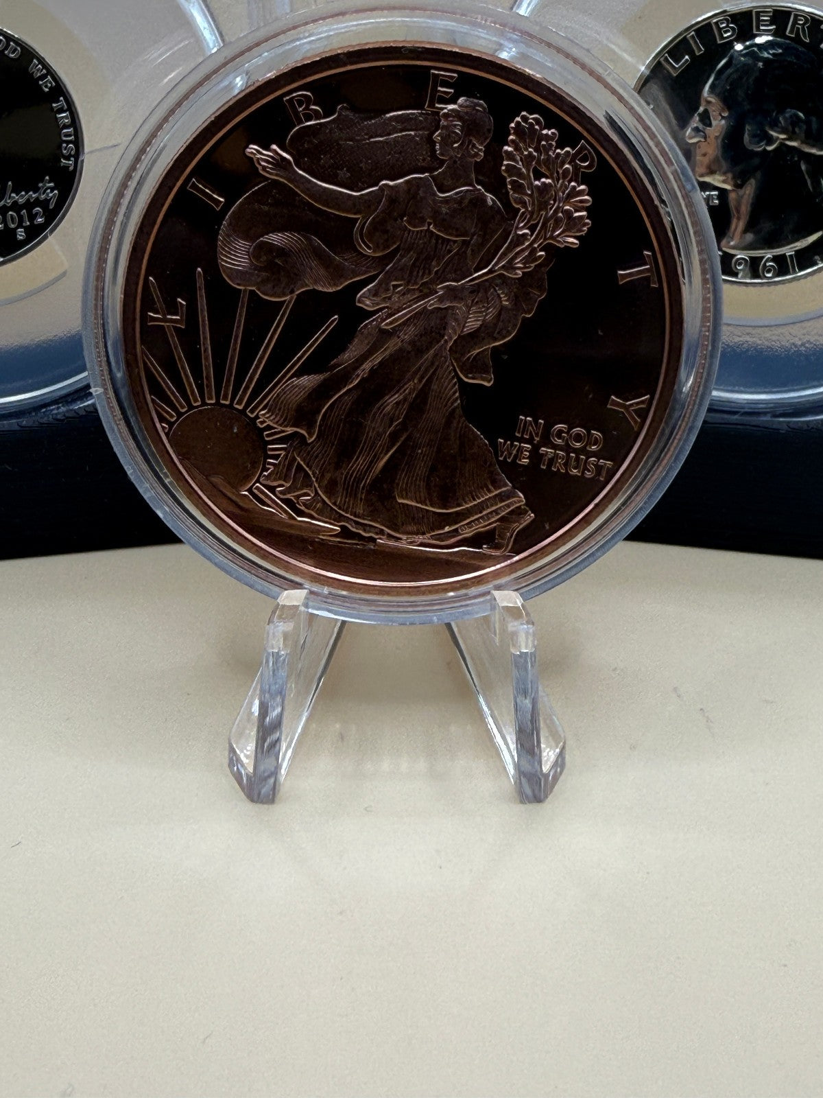 1961 PR66 Silver Washington Quarter & 2012-S PR69DCAM Jefferson PCGS Set