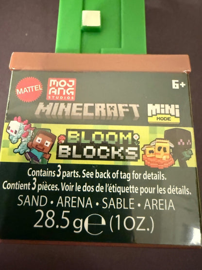 Minecraft Mini Mode Bloom Blocks 3 Pack Sand Arena Figures Mojang