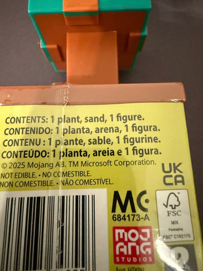 Minecraft Mini Mode Bloom Blocks 3 Pack Sand Arena Figures Mojang