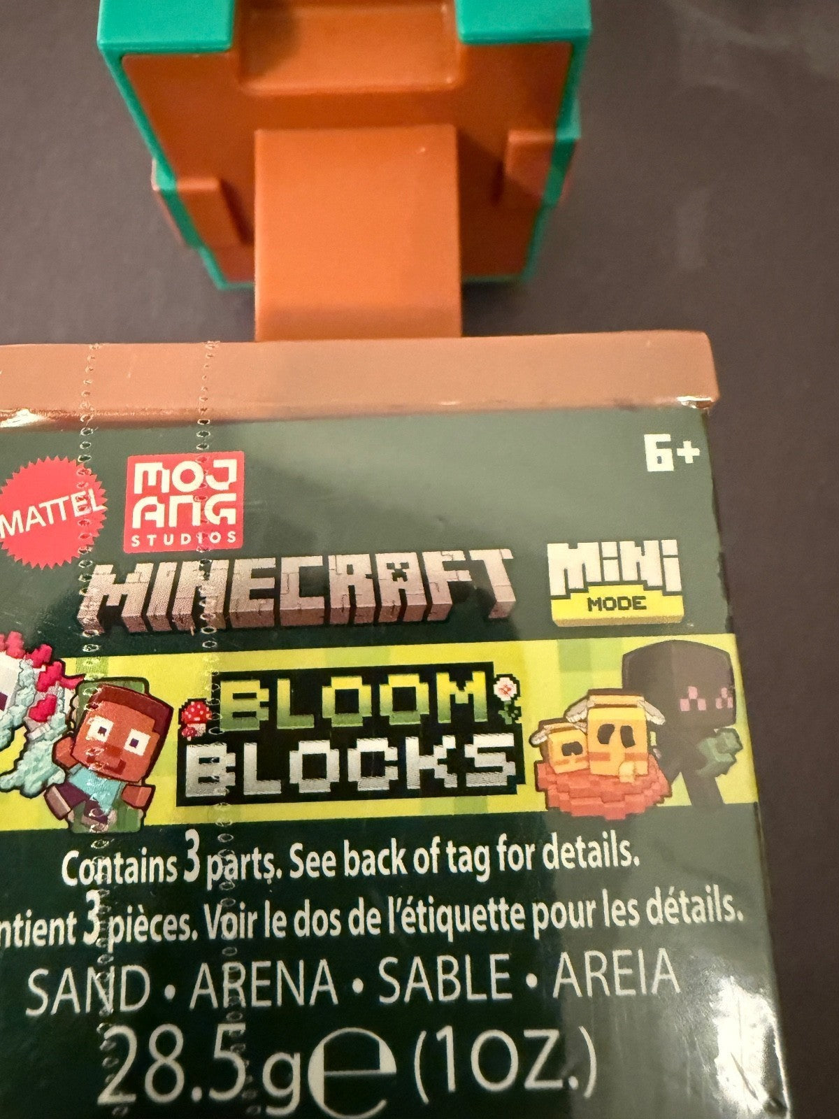 Minecraft Mini Mode Bloom Blocks 3 Pack Sand Arena Figures Mojang