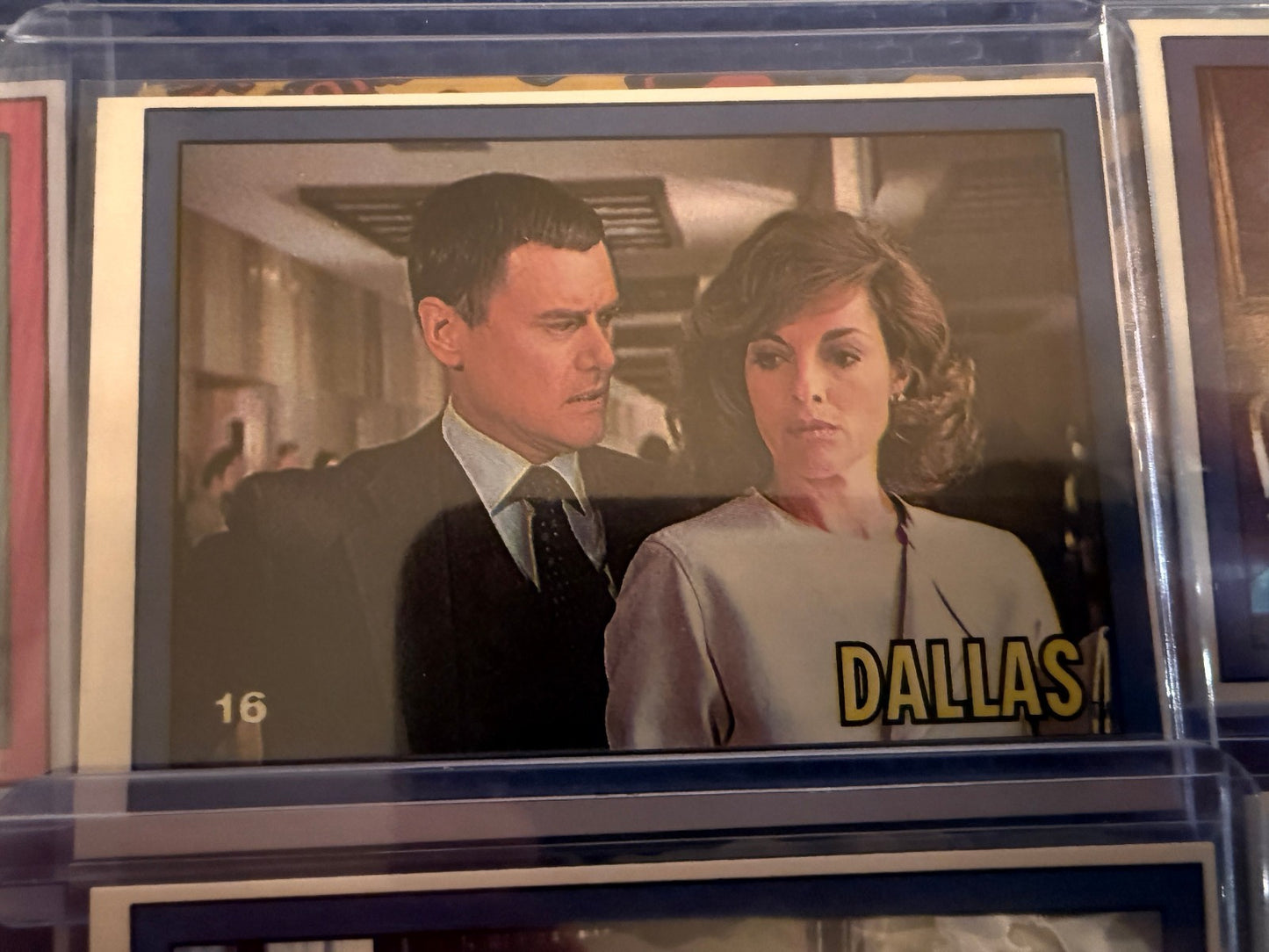 1981 Dallas TV Series Trading Cards Lot 7 Card Set Vintage Lorimar Collectible