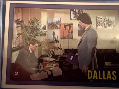 1981 Dallas TV Series Trading Cards Lot 7 Card Set Vintage Lorimar Collectible