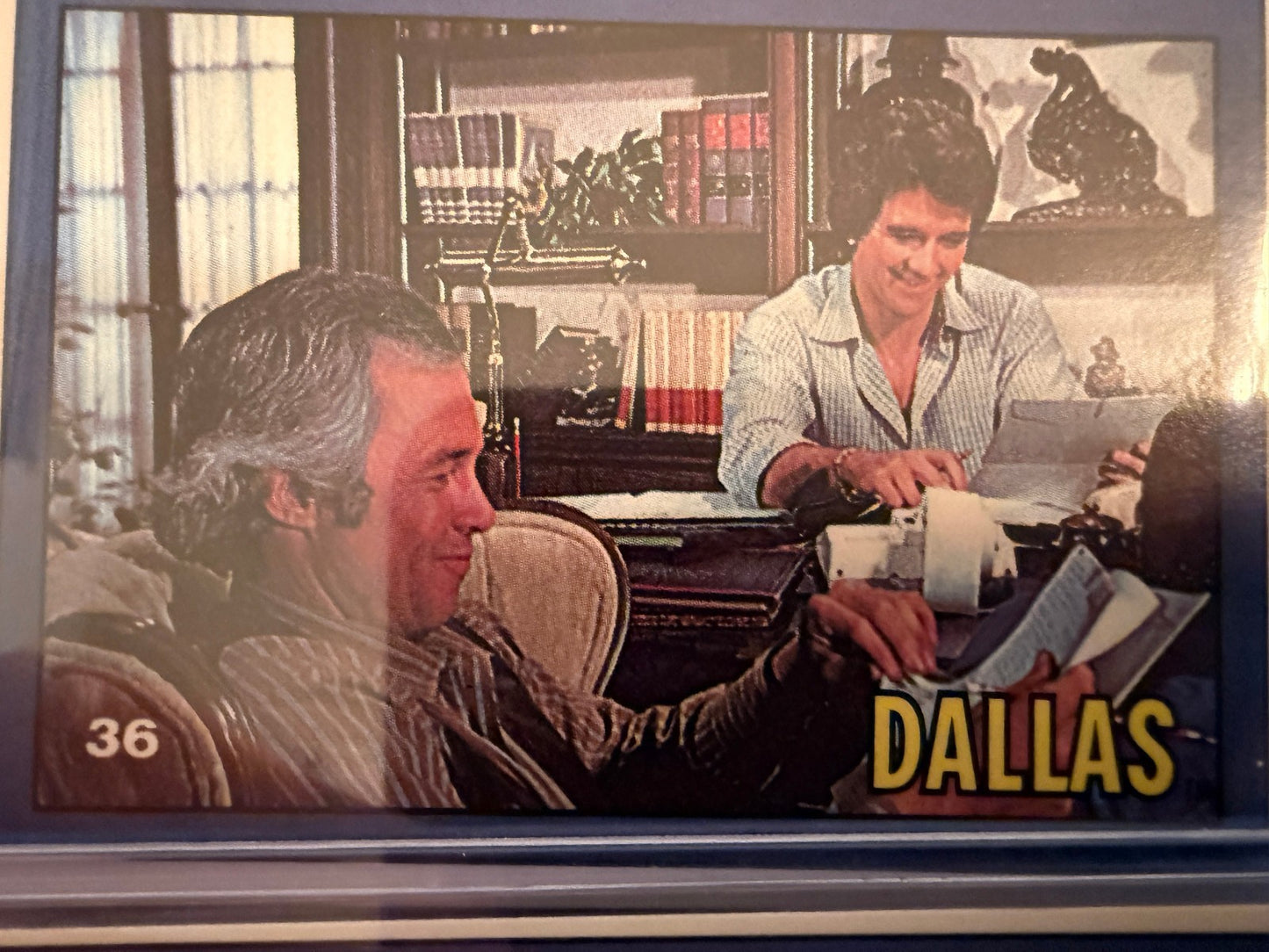 1981 Dallas TV Series Trading Cards Lot 7 Card Set Vintage Lorimar Collectible