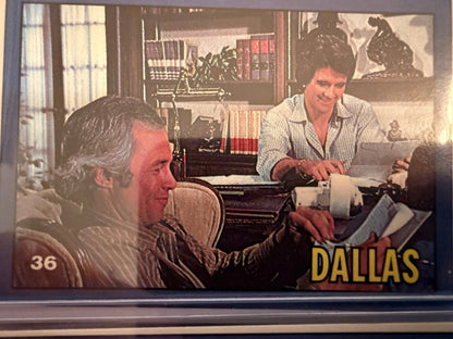1981 Dallas TV Series Trading Cards Lot 7 Card Set Vintage Lorimar Collectible